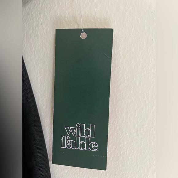 NWT Wild Fable Cami Asymmetrical Bodycon Dress in Black - L - Picture 10 of 12